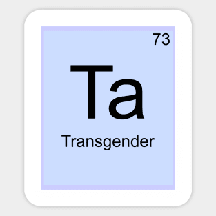 Transgender Element Sticker